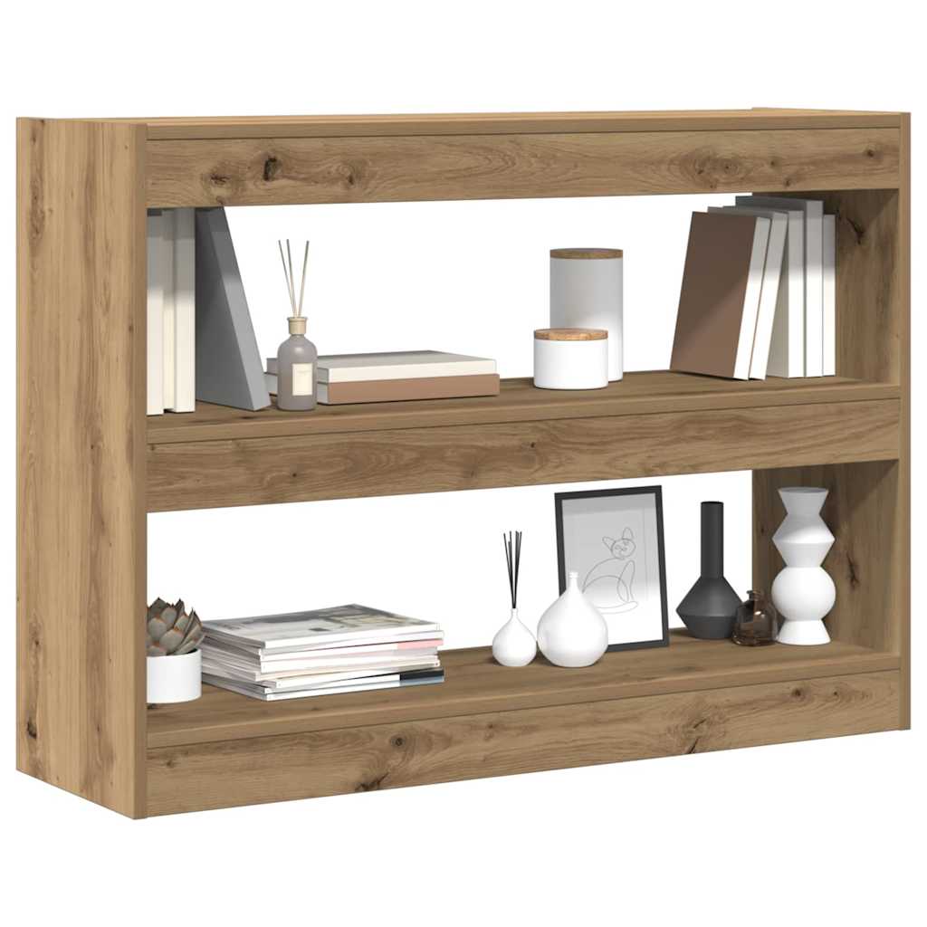 Bücherregal Artisan-Eiche 100 x 30 x 72 cm Holzwerkstoff