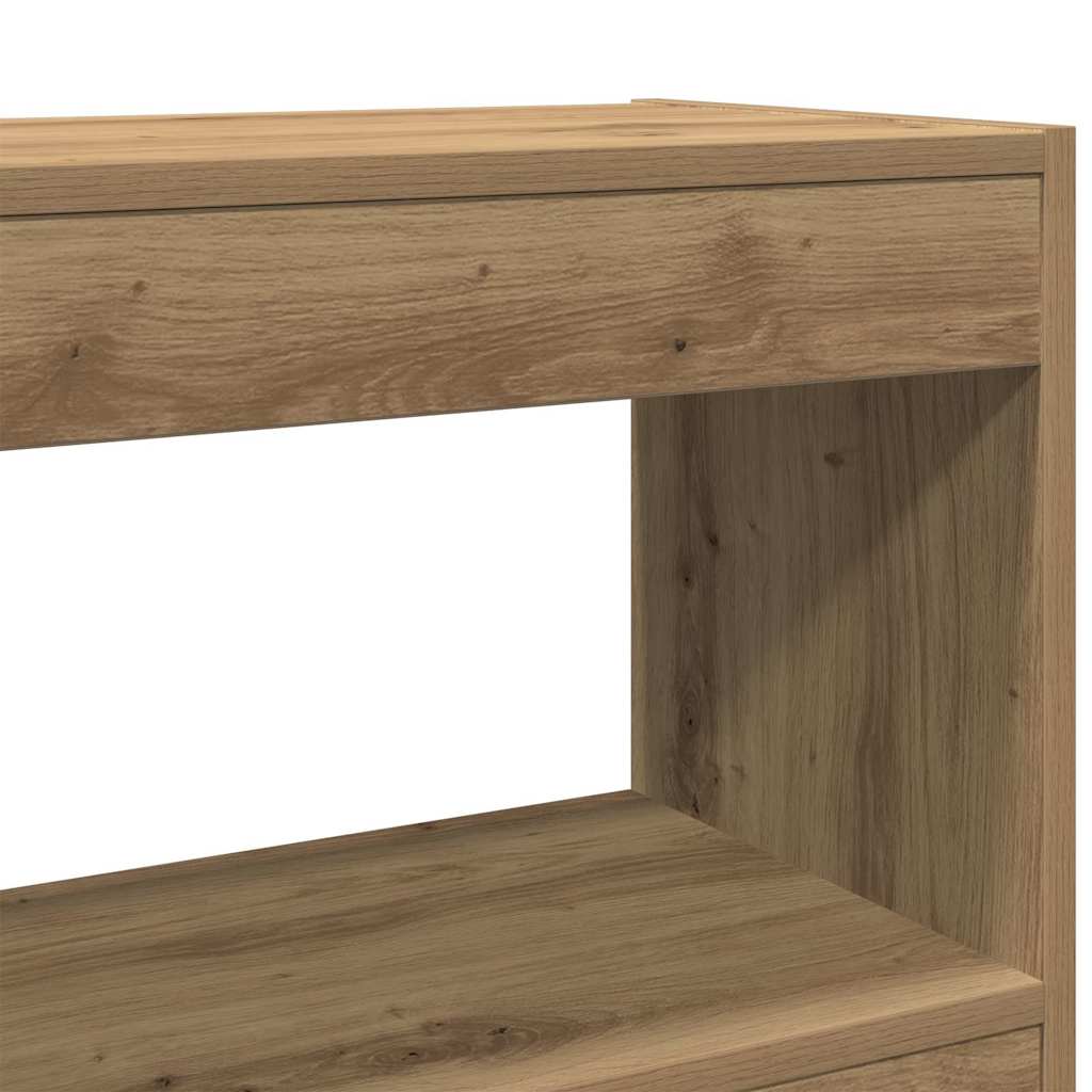 Bücherregal Artisan-Eiche 100 x 30 x 103 cm Holzwerkstoff