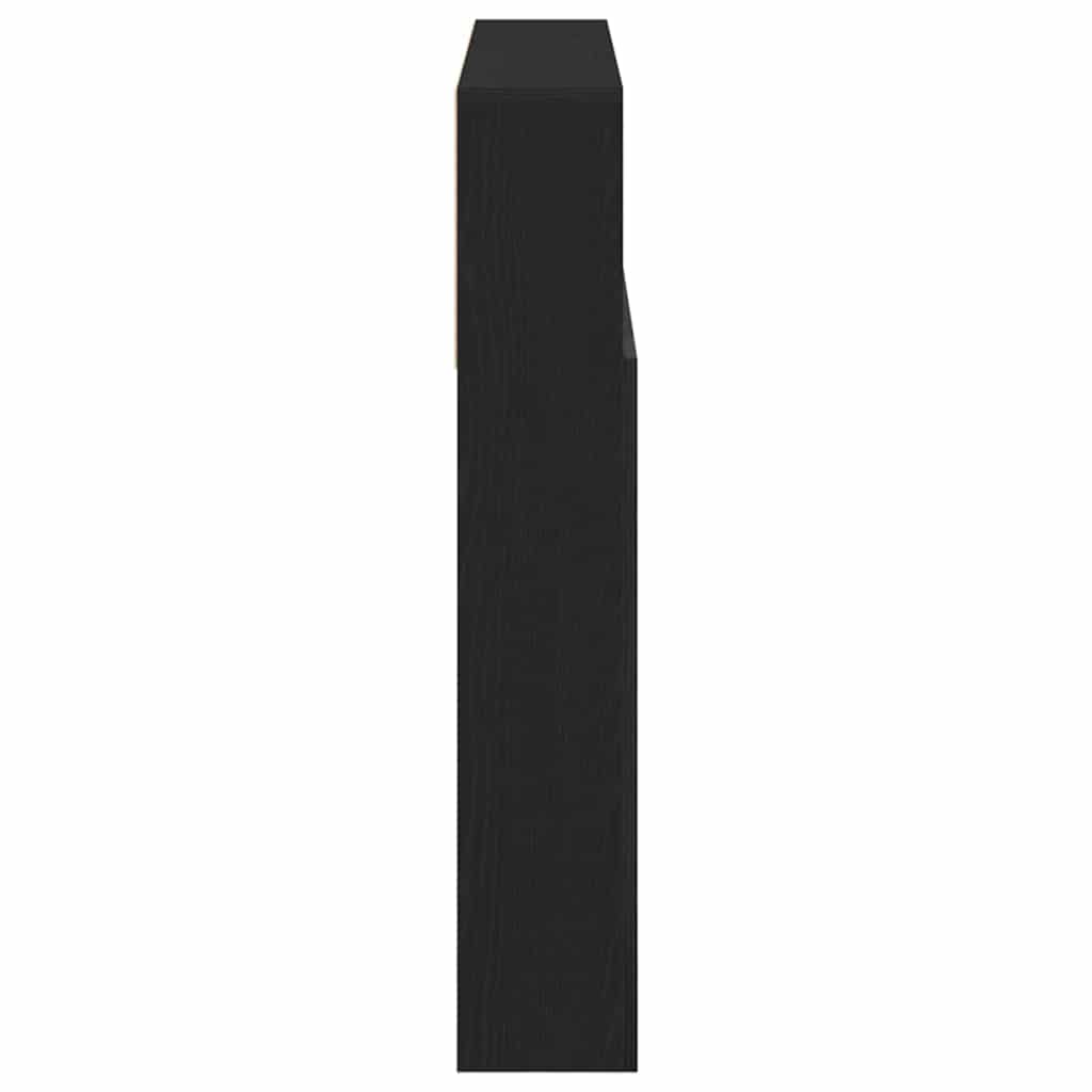 Kopfteil Schrank Schwarz Eichen-Optik 120 x 19 x 103,5 cm