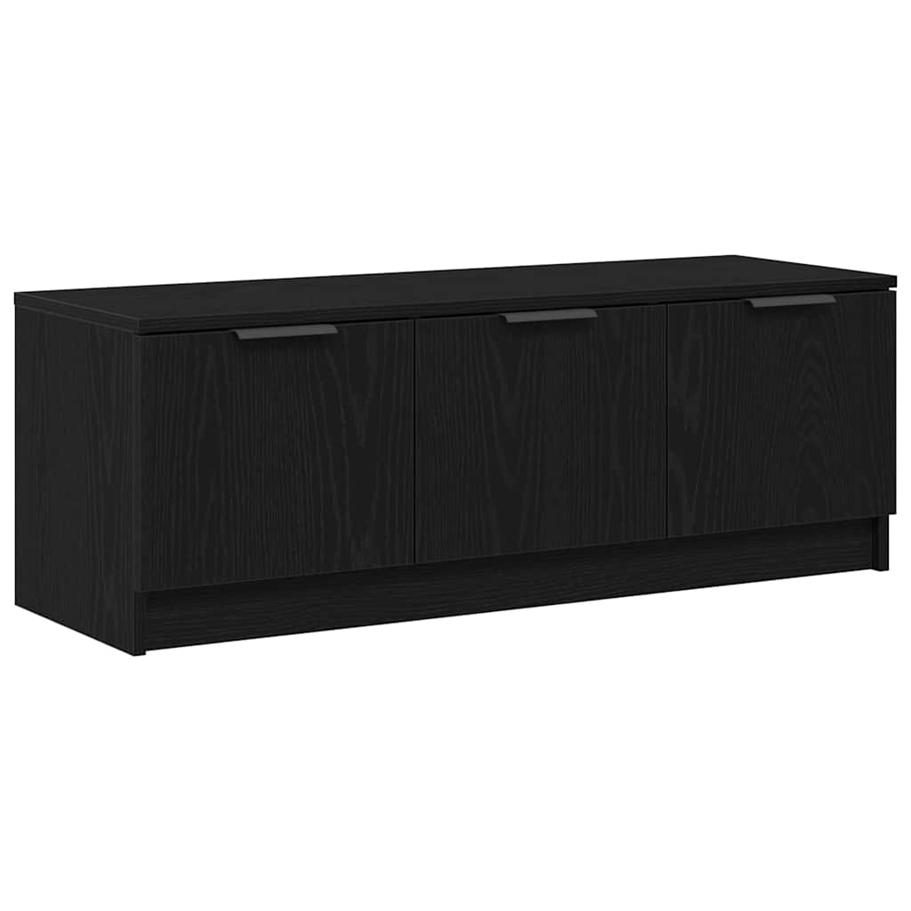 TV-Schränk Schwarz Eichen-Optik 102 x 35 x 36,5 cm