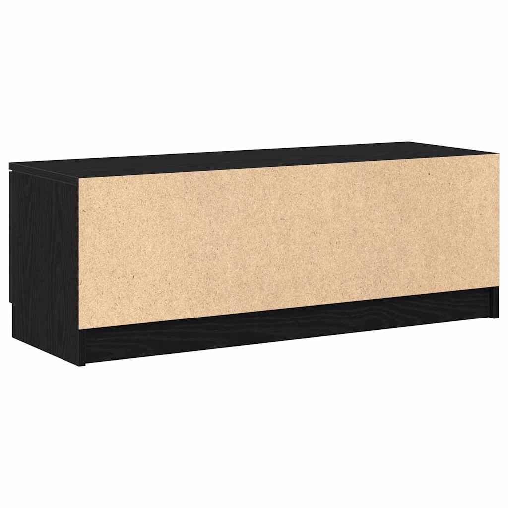 TV-Schränk Schwarz Eichen-Optik 102 x 35 x 36,5 cm