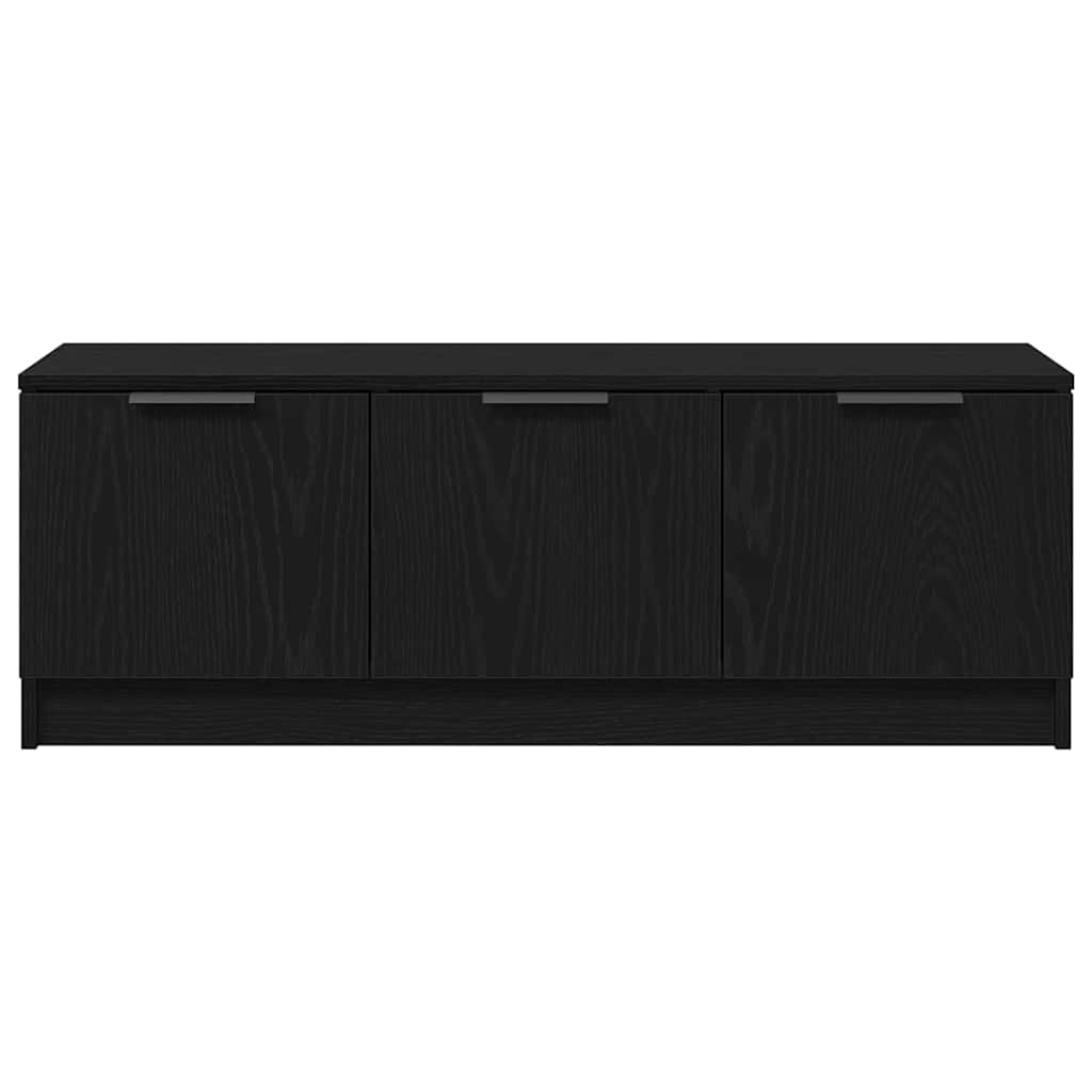 TV-Schränk Schwarz Eichen-Optik 102 x 35 x 36,5 cm
