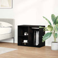 Kosmetikschrank mit Regal Schwarz Eichen-Optik 80 x 40 x 65 cm