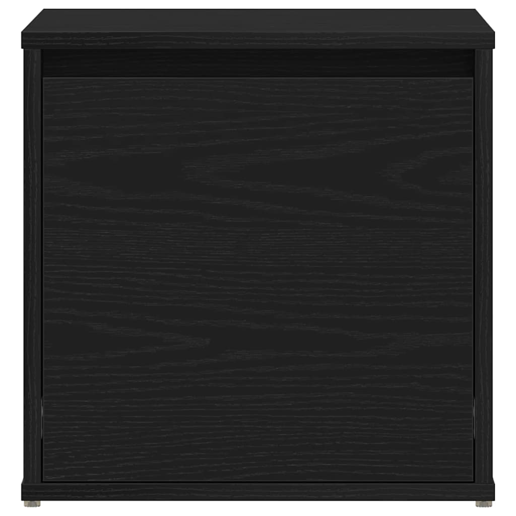Kommode Schwarz Eichen-Optik 40,5 x 40 x 40 cm Holzwerkstoff