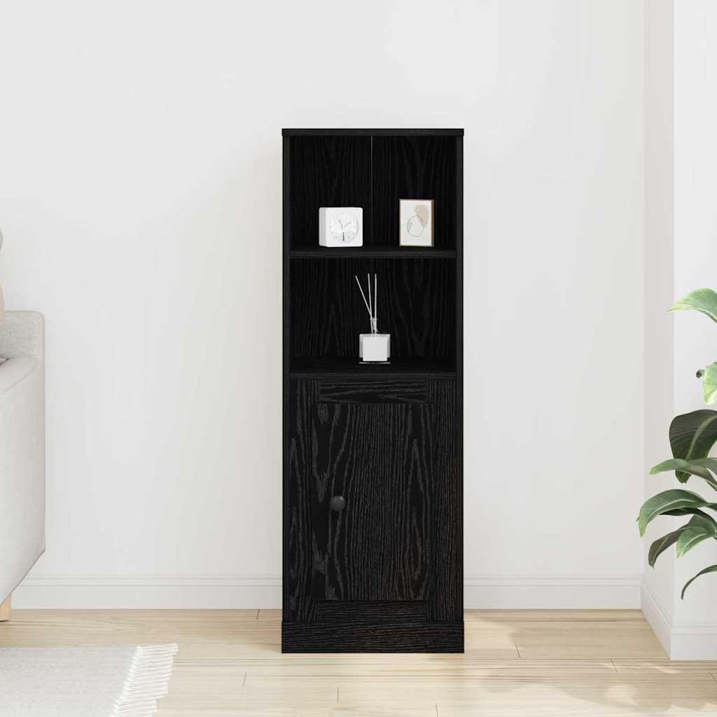Highboard Schwarze Eiche 36 x 35,5 x 103,5 cm Holzwerkstoff