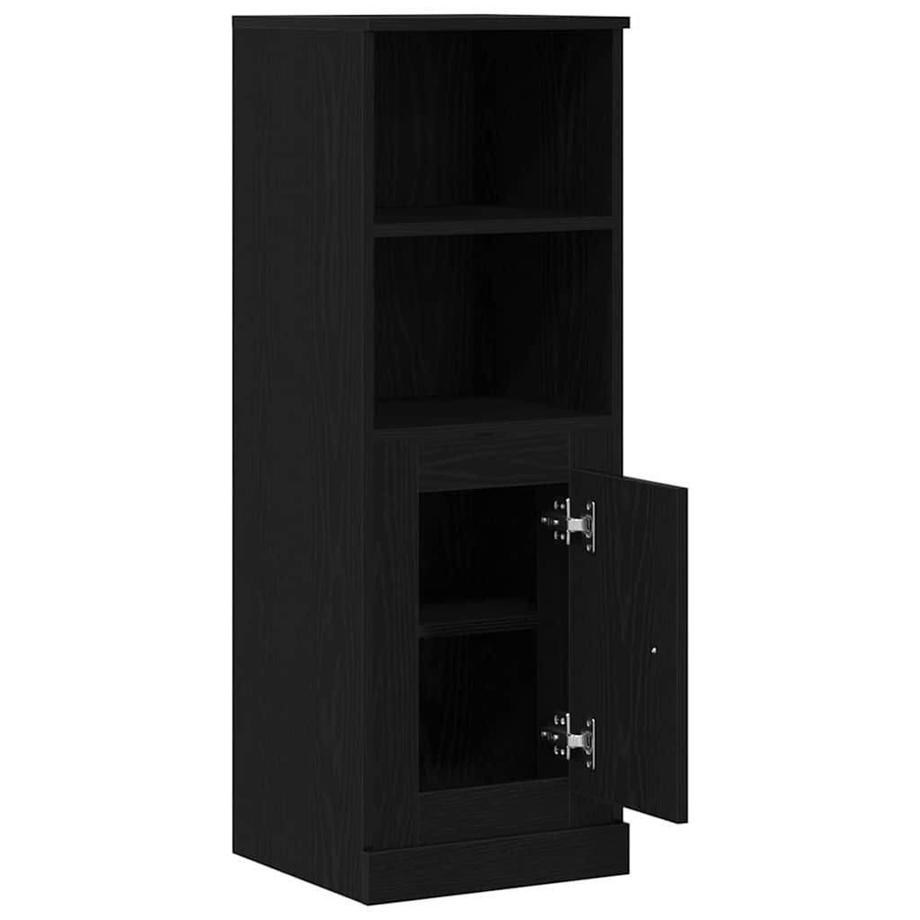 Highboard Schwarze Eiche 36 x 35,5 x 103,5 cm Holzwerkstoff