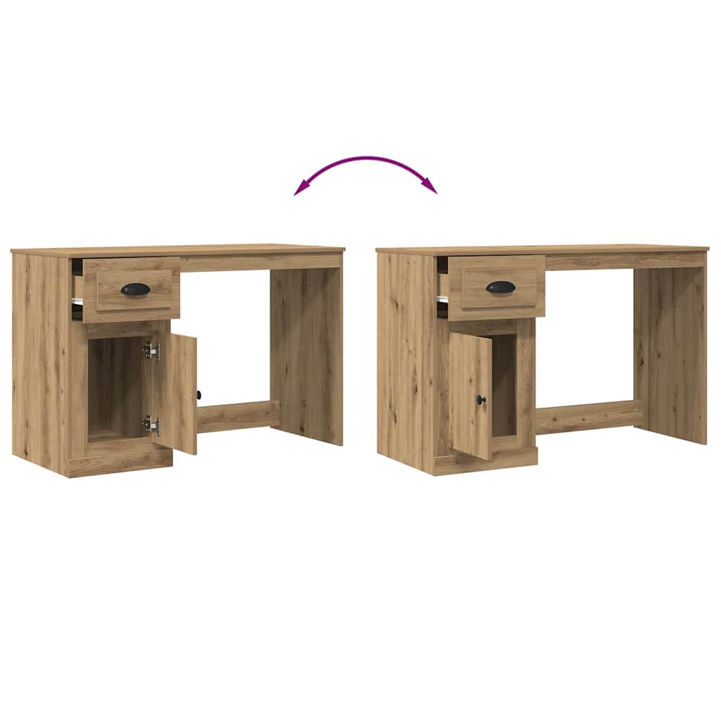 Schreibtisch Artisan-Eiche 50 x 115 x 75 cm Holzwerkstoff