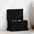 Aufbewahrungsbox Schwarz Eichen-Optik 50 x 30 x 28 cm
