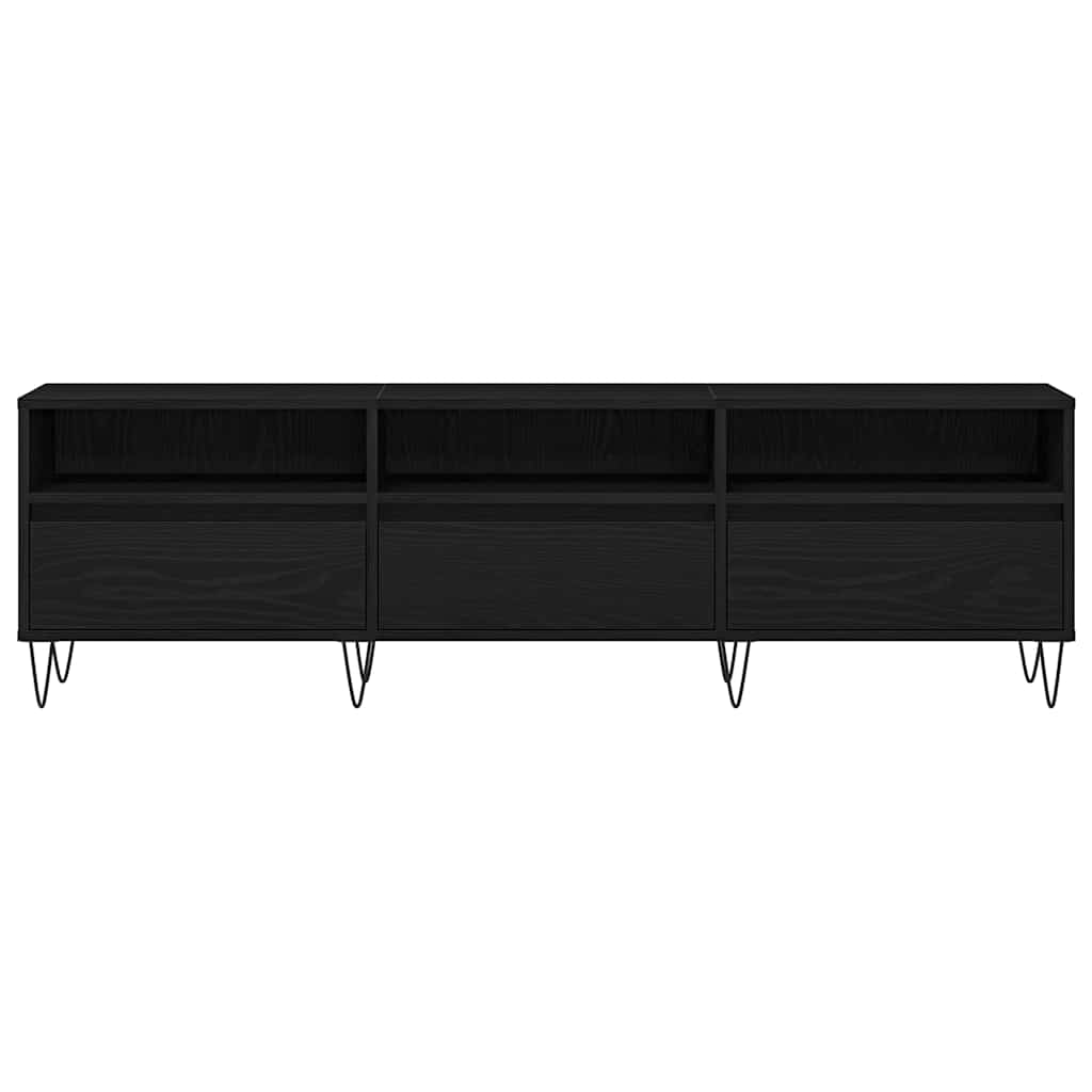 TV-Schränk Schwarz Eichen-Optik 150 x 30 x 44,5 cm