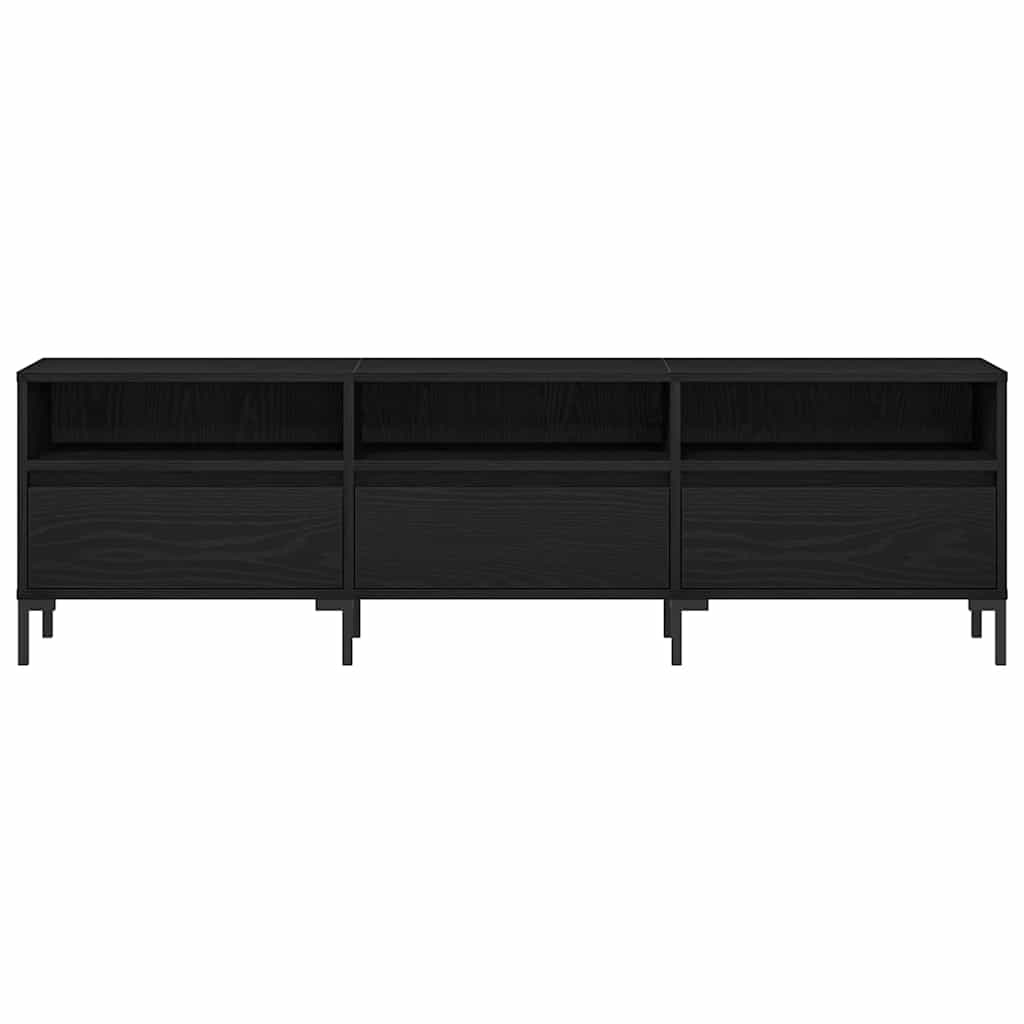TV-Schränk Schwarz Eichen-Optik 150 x 30 x 44,5 cm