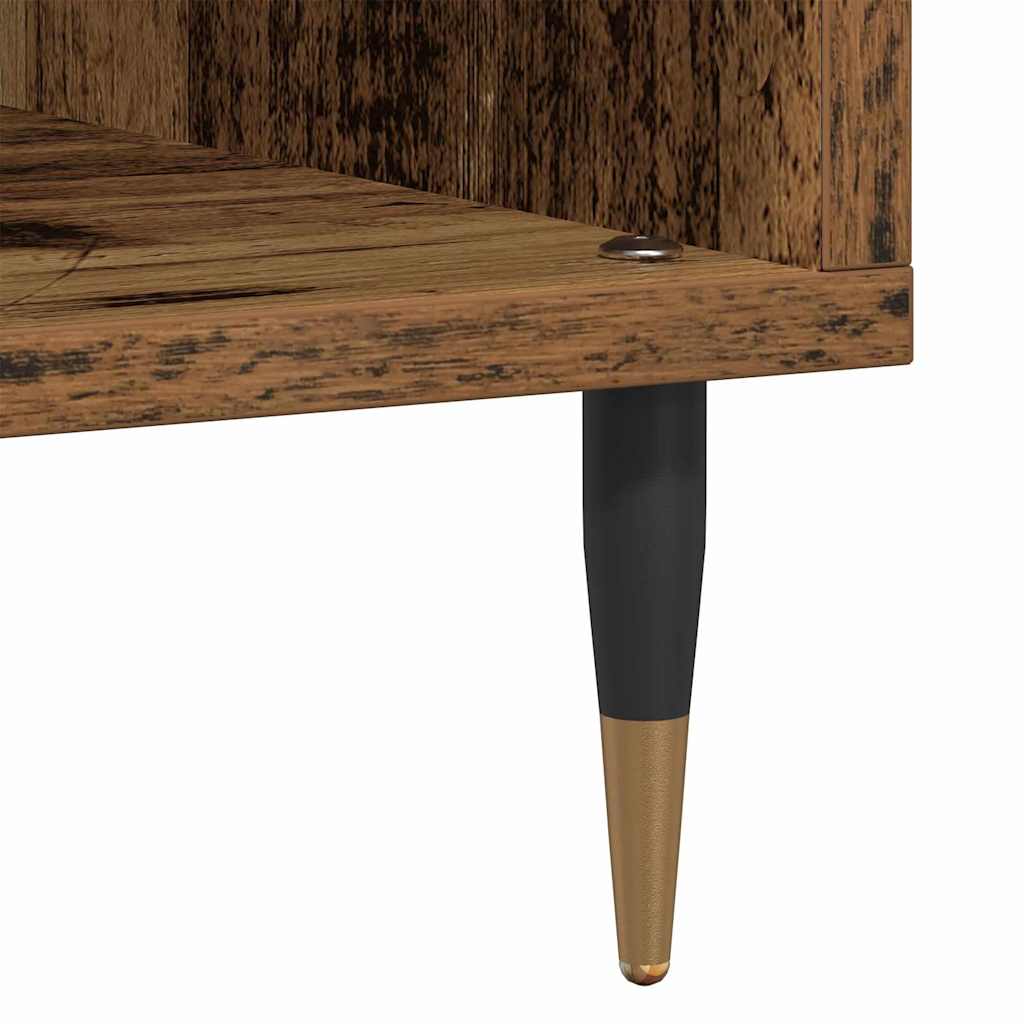 Schallplattenschrank Altholz 100 x 38 x 48 cm Holzwerkstoff
