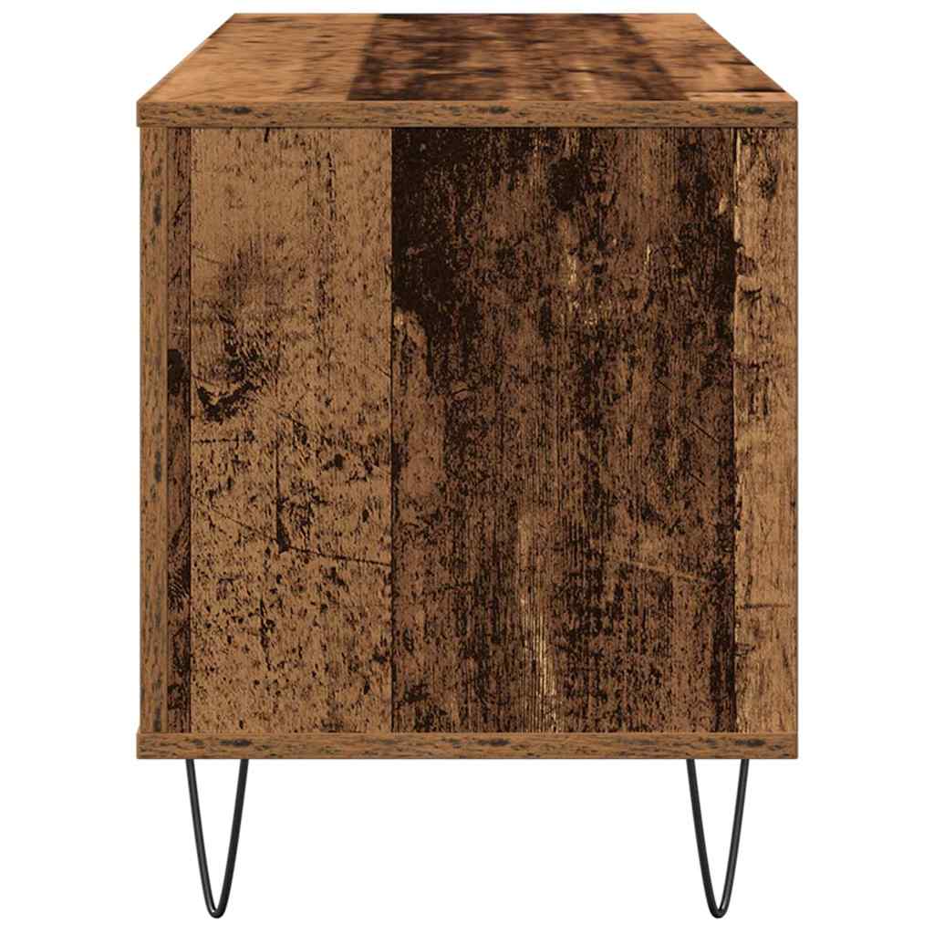Schallplattenschrank Altholz 100 x 38 x 48 cm Holzwerkstoff