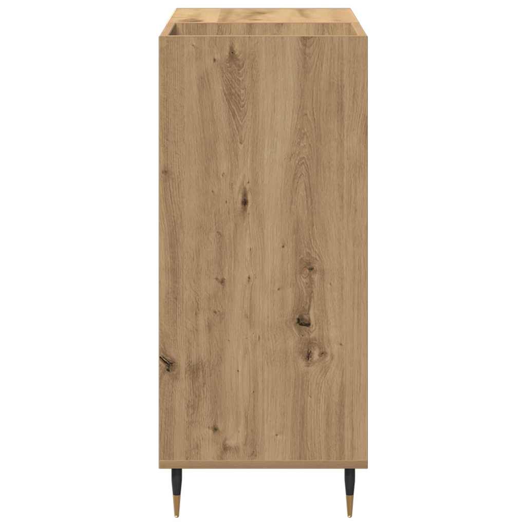 Schallplattenschrank mit Regal Artisan-Eiche 85 x 38 x 89 cm