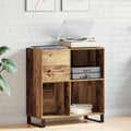 Schallplattenschrank Altholz 84,5 x 38 x 89 cm Holzwerkstoff