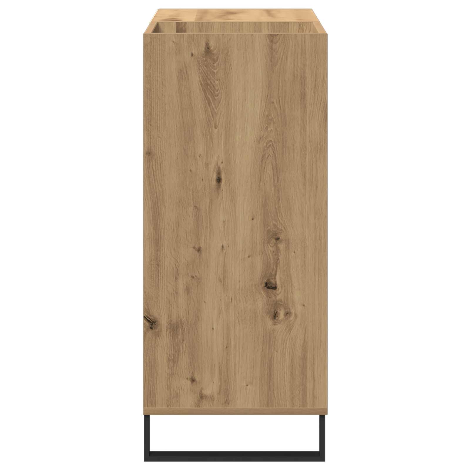 Schallplattenschrank mit Regal Artisan-Eiche 84,5 x 38 x 89 cm