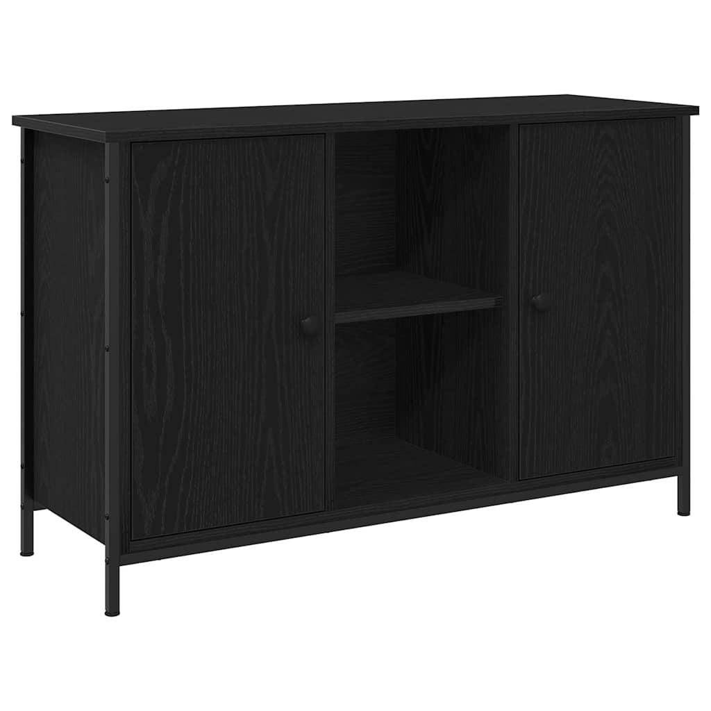TV-Schrankset Schwarz Eichen-Optik 101 x 35 x 65 cm