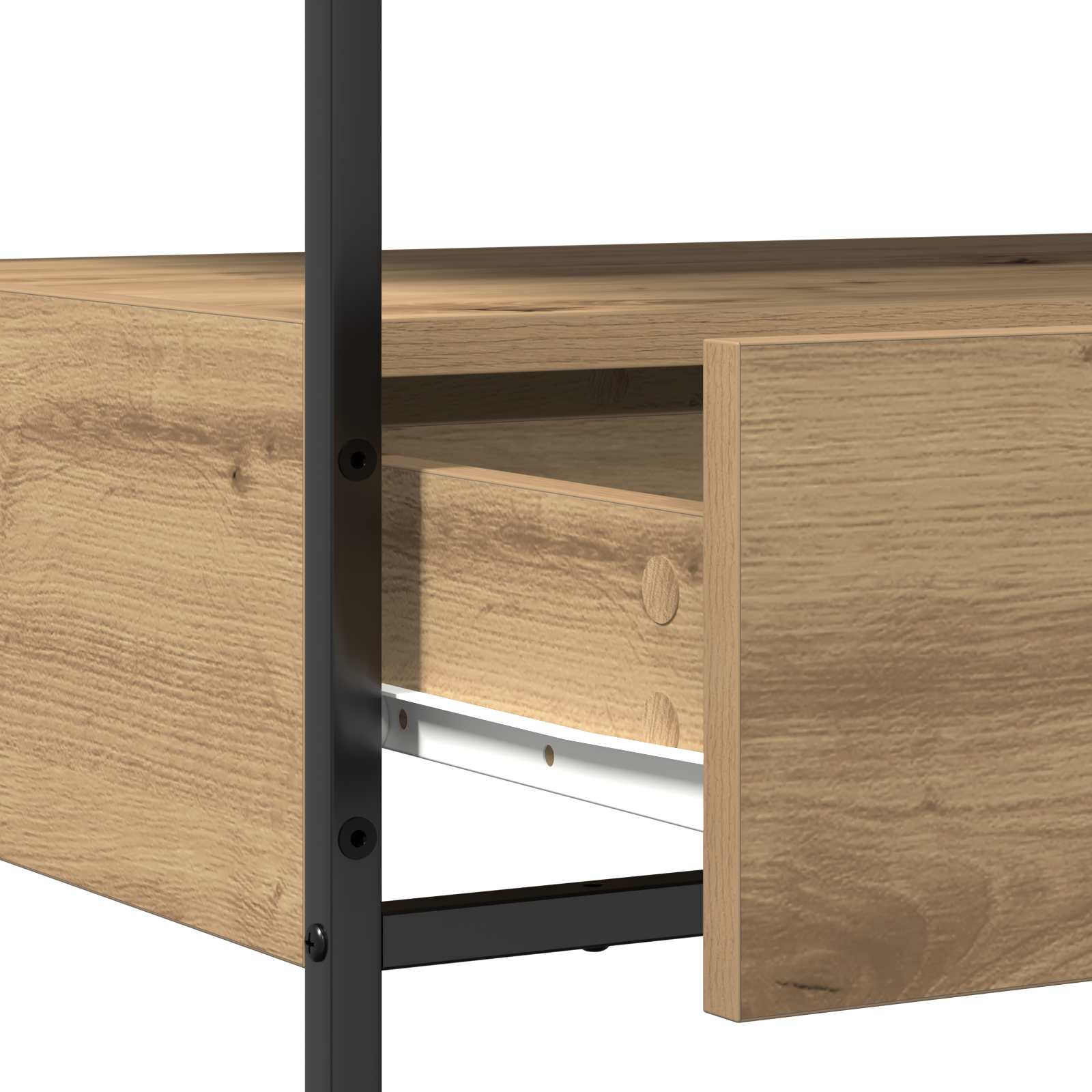 Konsolentisch Artisan-Eiche 75 x 40 x 75 cm Holzwerkstoff