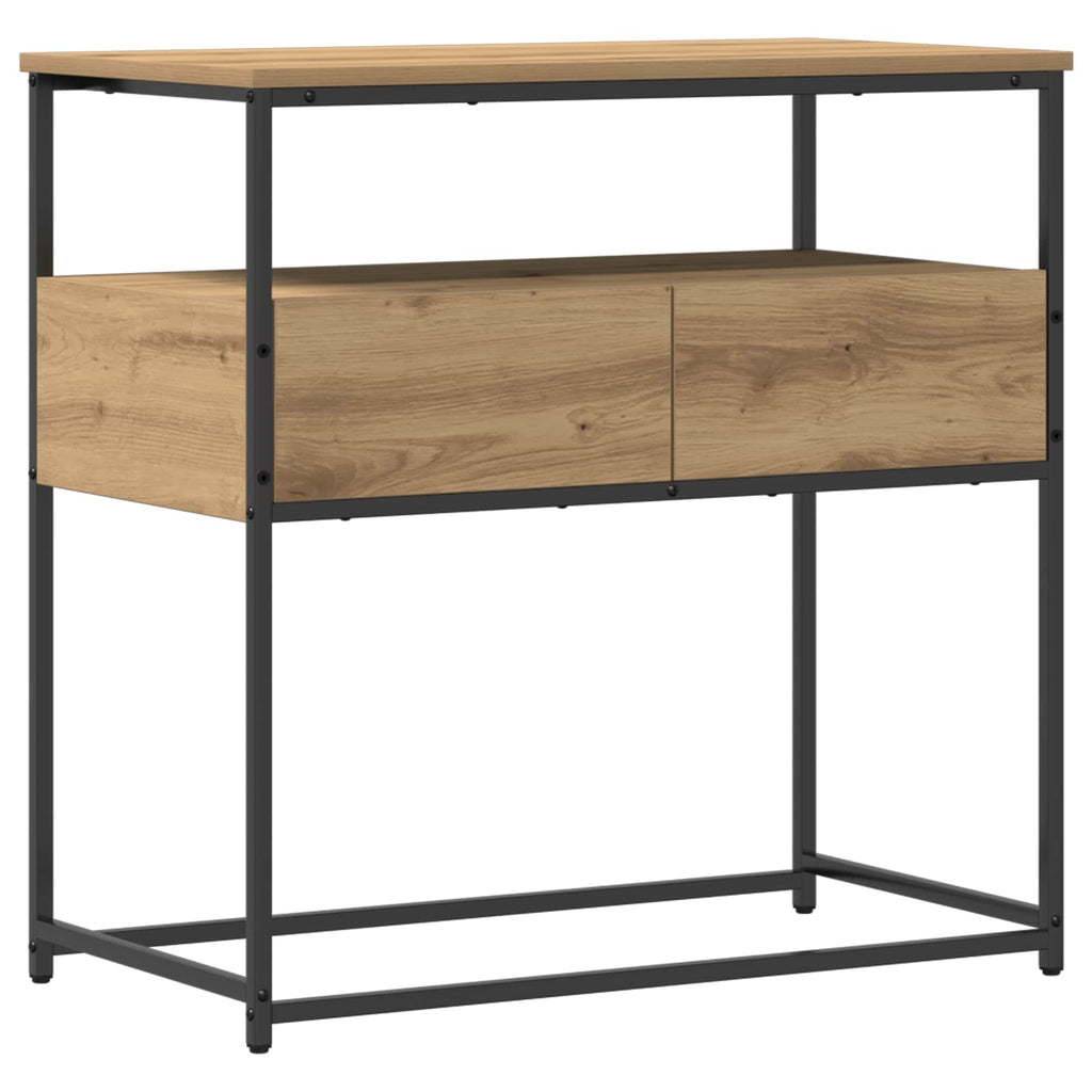 Konsolentisch Artisan-Eiche 75 x 40 x 75 cm Holzwerkstoff