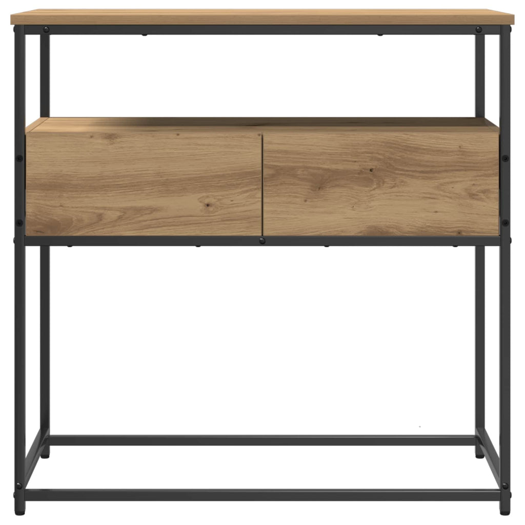 Konsolentisch Artisan-Eiche 75 x 40 x 75 cm Holzwerkstoff