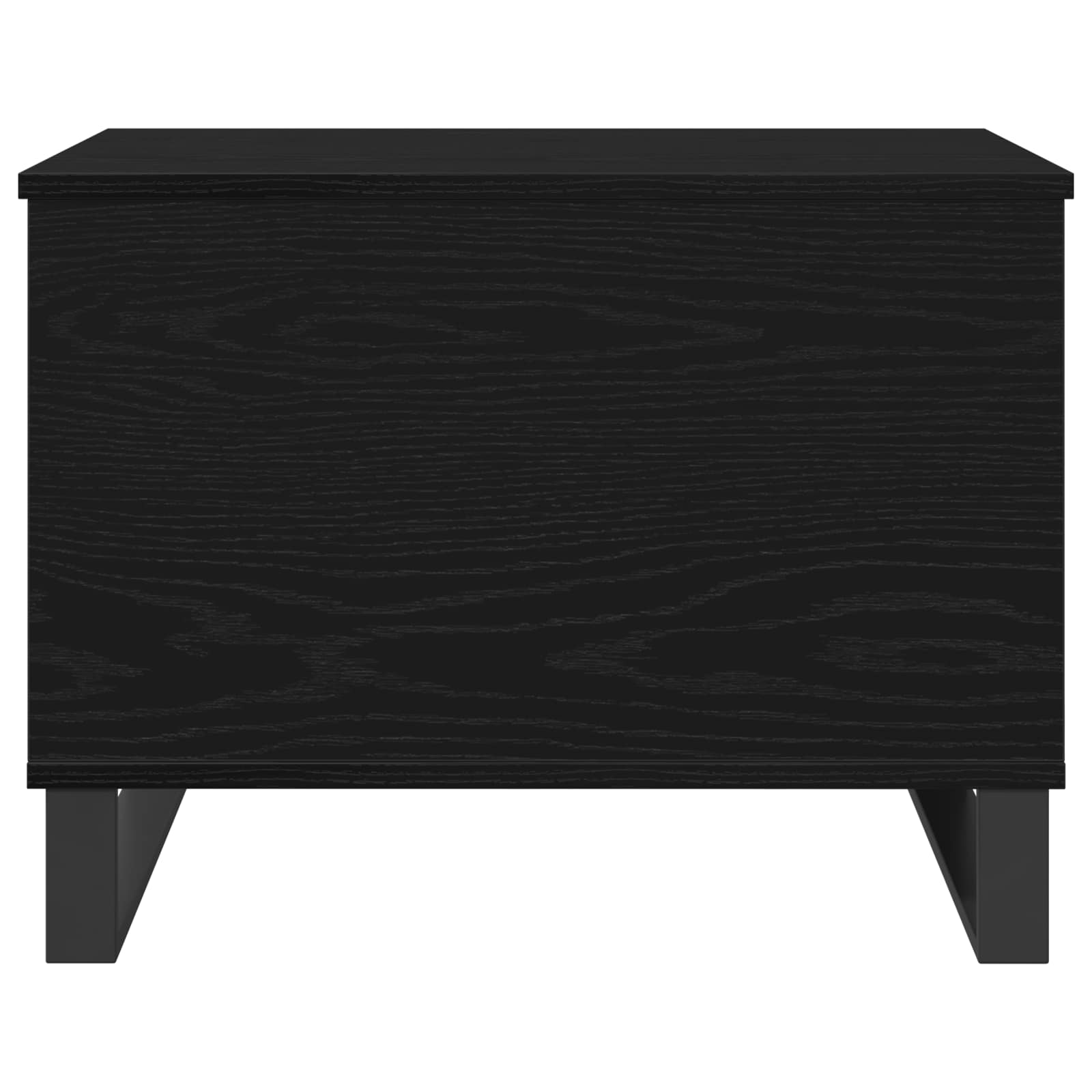 Couchtisch Schwarz Eichen-Optik 60 x 44,5 x 45 cm