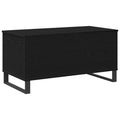 Couchtisch Schwarz Eichen-Optik 90 x 44,5 x 45 cm Holzwerkstoff