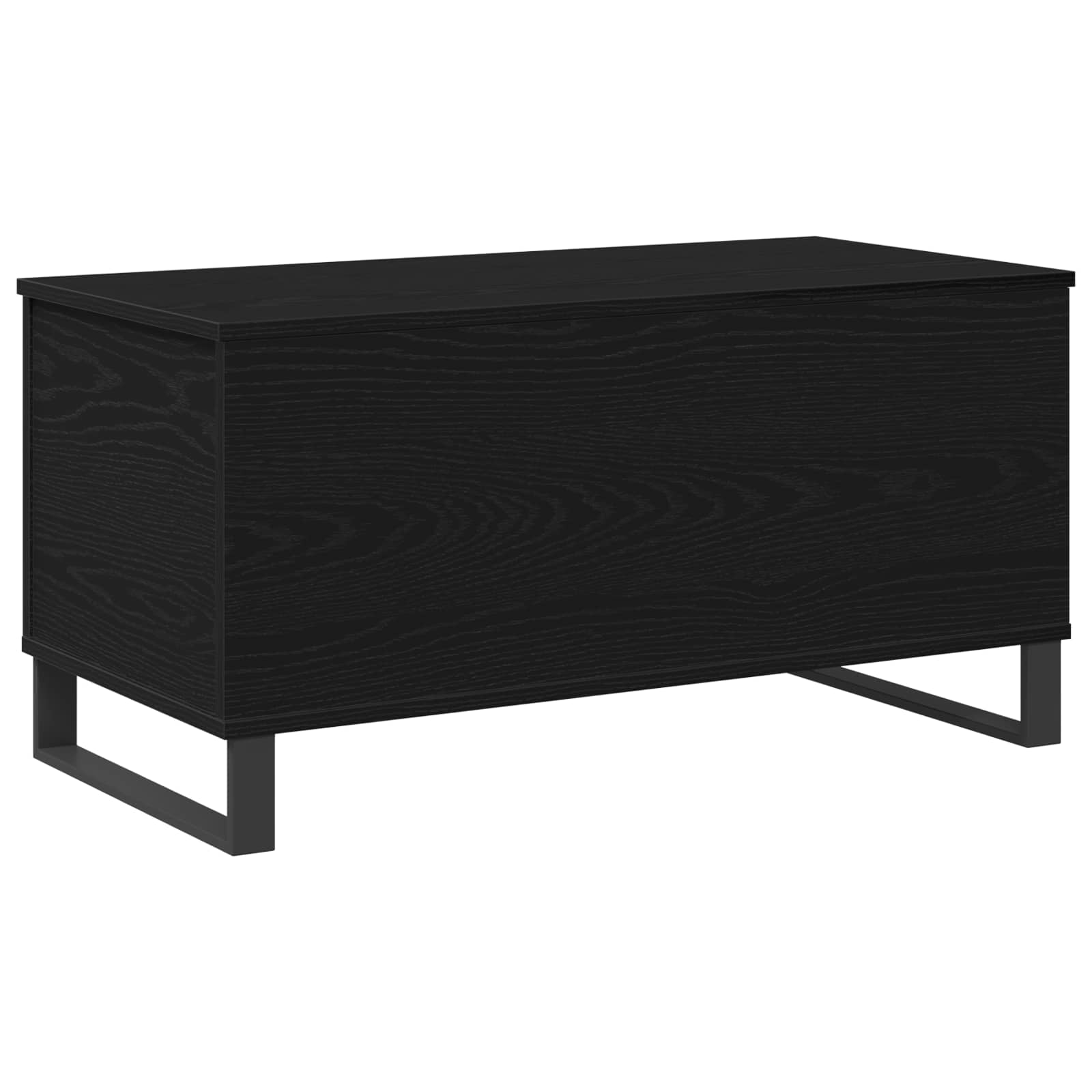 Couchtisch Schwarz Eichen-Optik 90 x 44,5 x 45 cm Holzwerkstoff