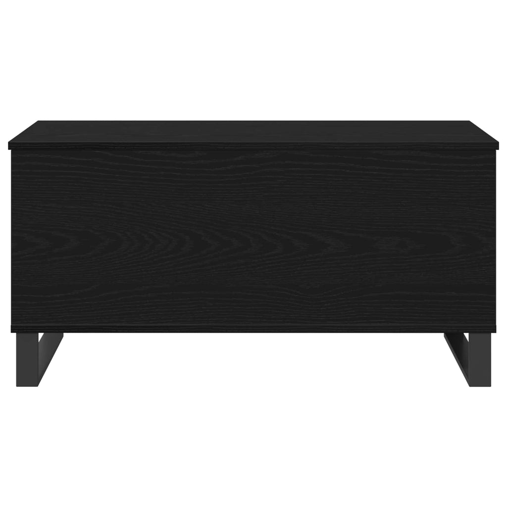Couchtisch Schwarz Eichen-Optik 90 x 44,5 x 45 cm Holzwerkstoff