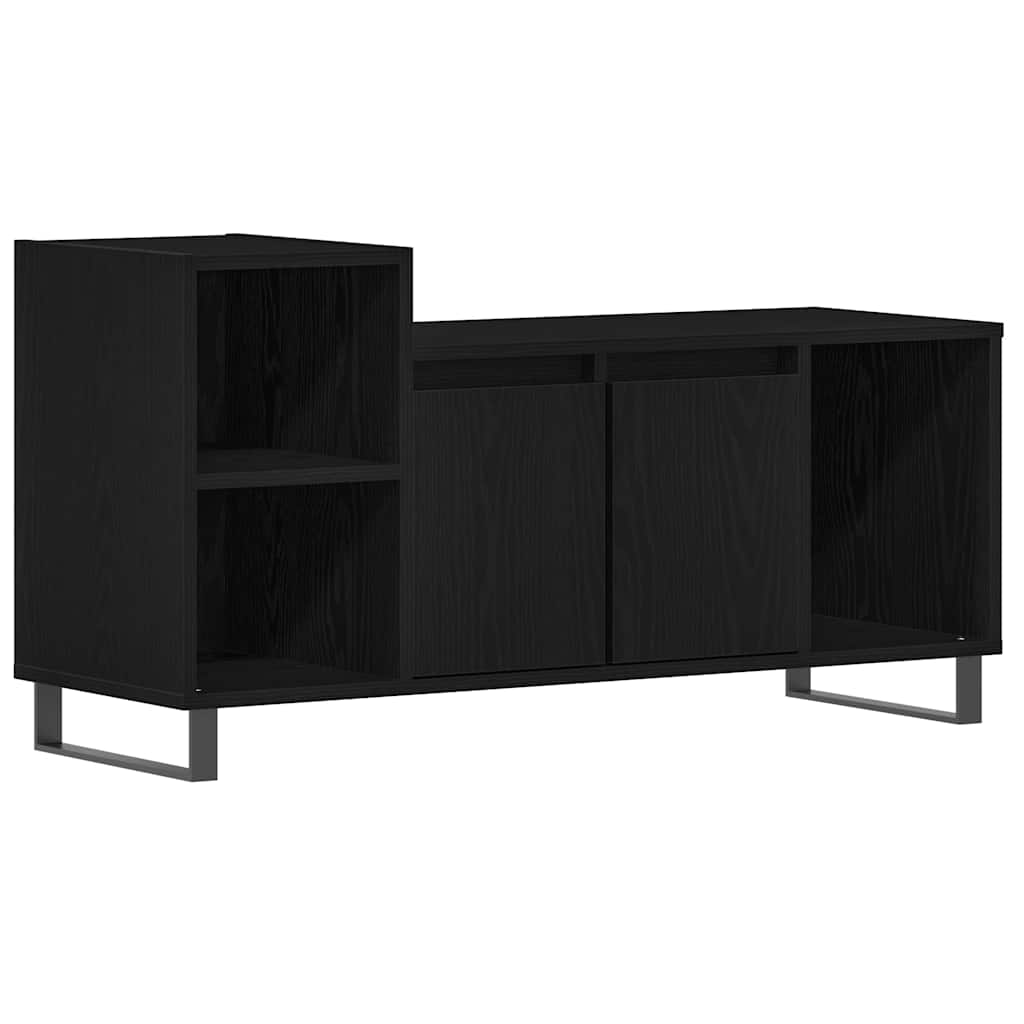 TV-Schrankset Schwarz Eichen-Optik 100 x 35 x 55 cm