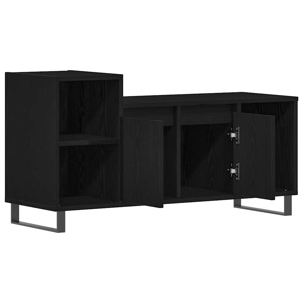 TV-Schrankset Schwarz Eichen-Optik 100 x 35 x 55 cm