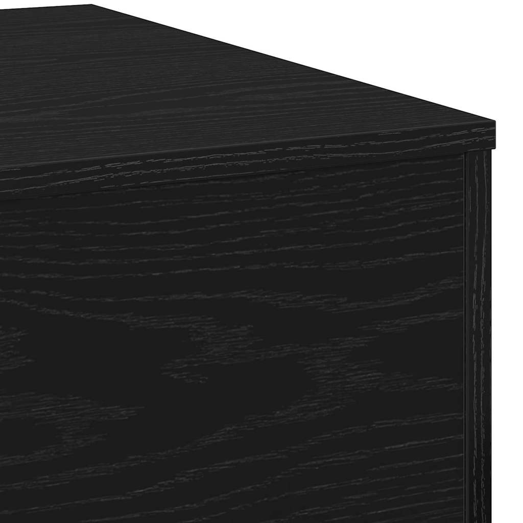Couchtisch Schwarz Eichen-Optik 55 x 55 x 31 cm
