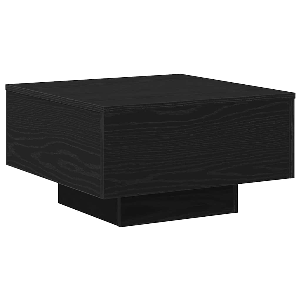 Couchtisch Schwarz Eichen-Optik 55 x 55 x 31 cm