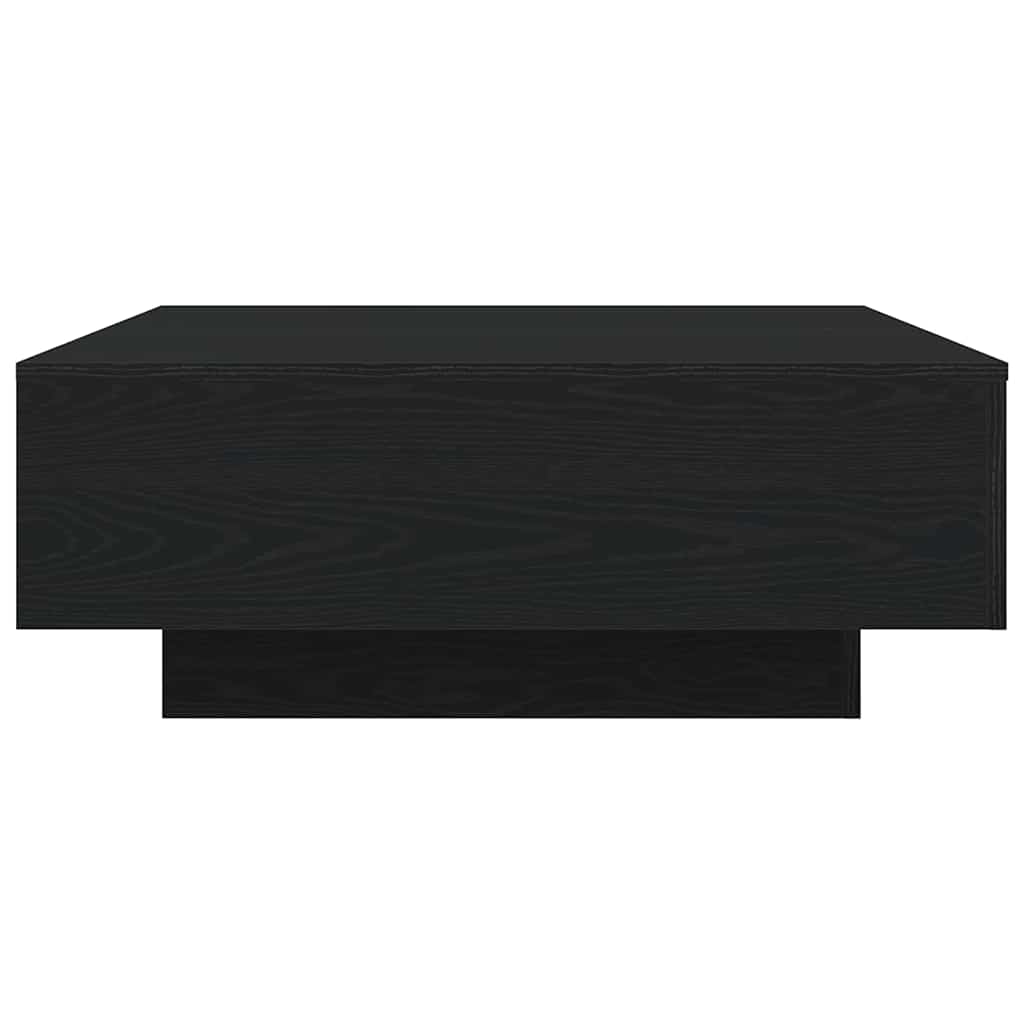 Couchtisch Schwarz Eichen-Optik 80 x 80 x 31 cm Holzwerkstoff