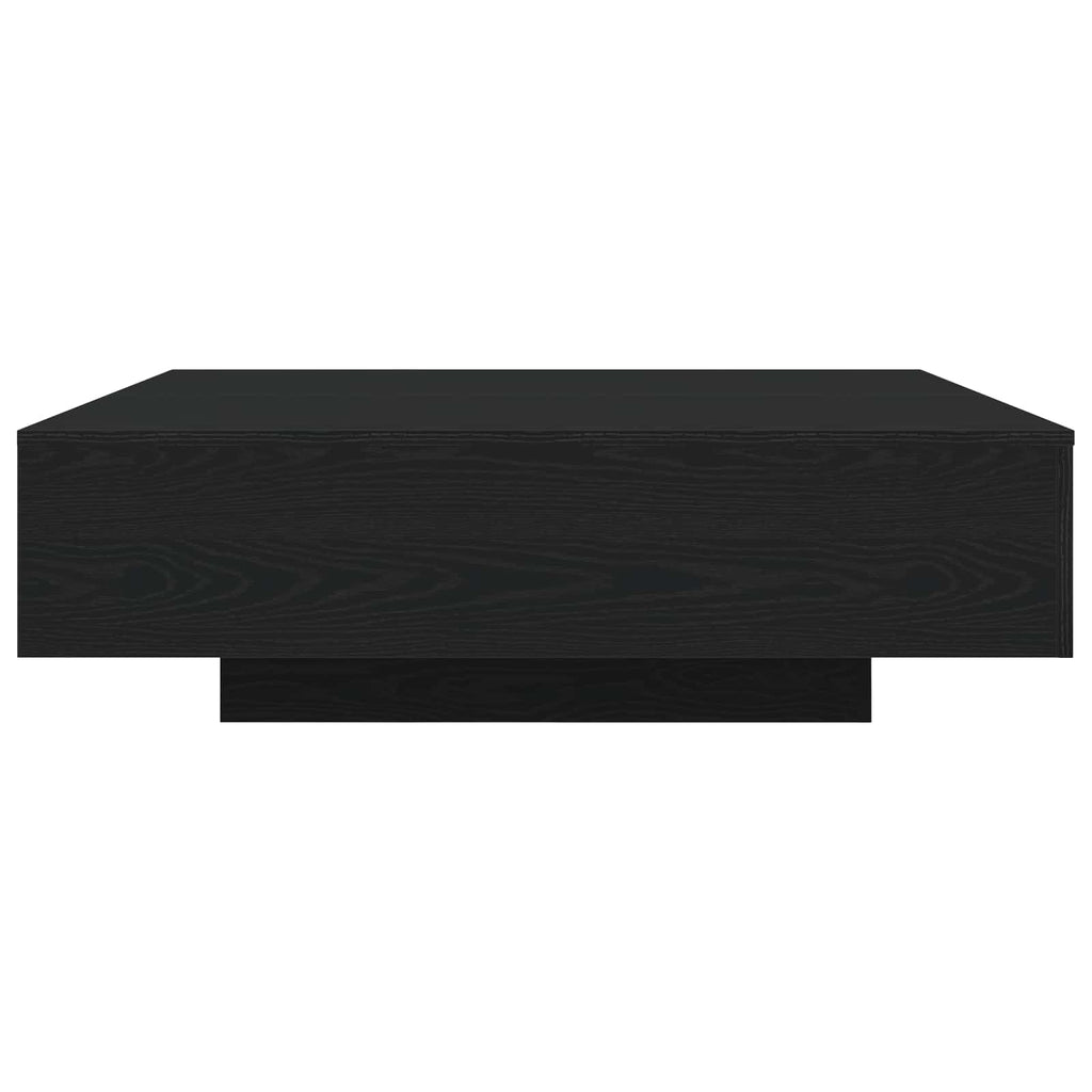 Couchtisch Schwarz Eichen-Optik 100 x 100 x 31 cm Holzwerkstoff