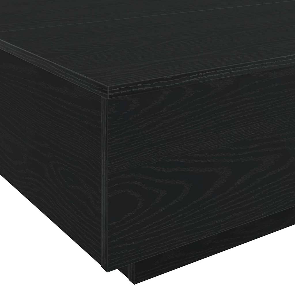 Couchtisch Schwarz Eichen-Optik 85 x 55 x 31 cm Holzwerkstoff