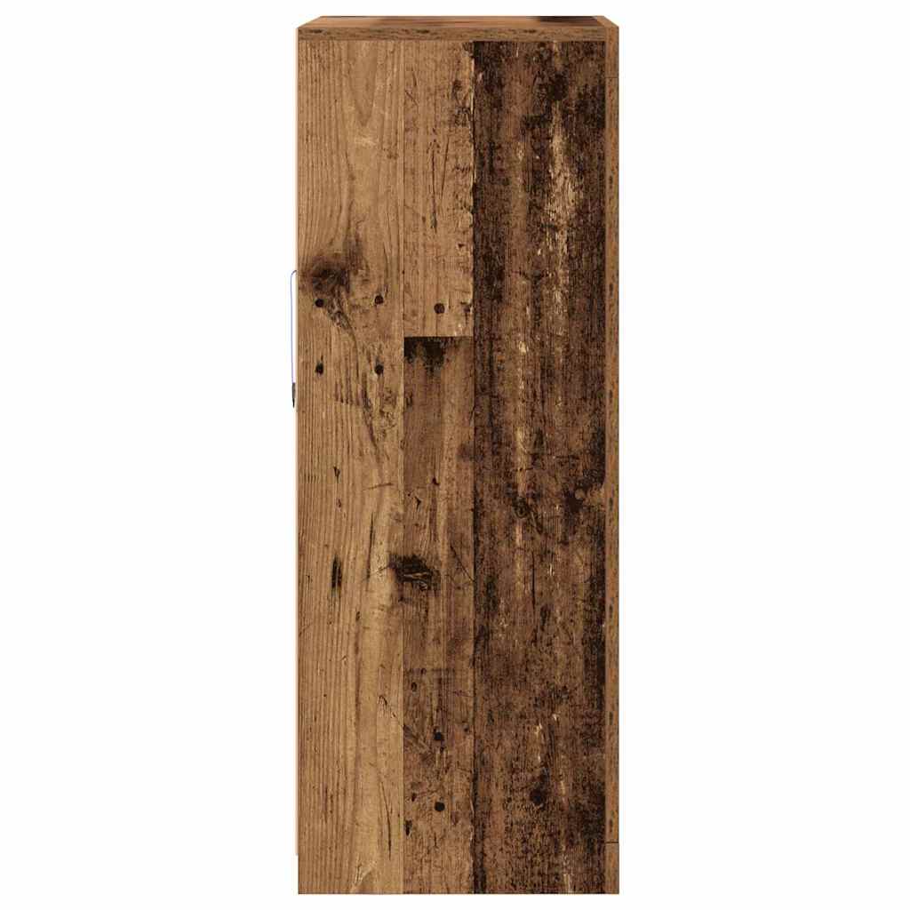 LED-Sideboard Altholz 60,5 x 37 x 100 cm Holzwerkstoff
