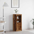 LED-Sideboard Braun 41 x 37 x 100 cm Holzwerkstoff
