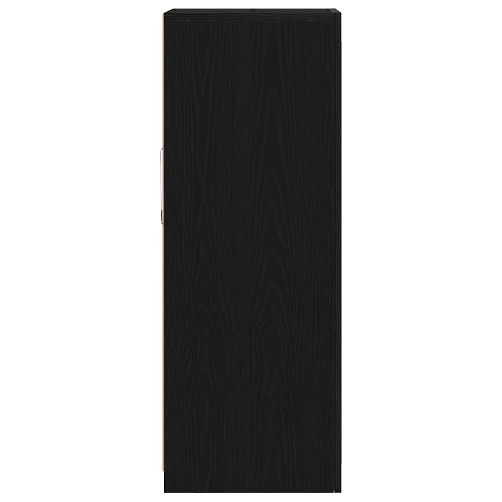 LED-Sideboard Schwarz 41 x 37 x 100 cm Holzwerkstoff
