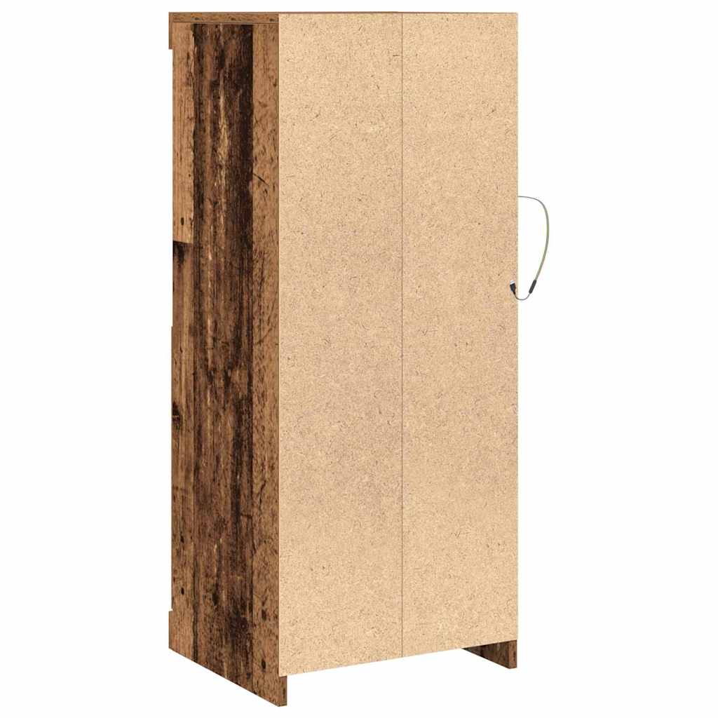 LED-Sideboard Altholz 41 x 37 x 100 cm Holzwerkstoff
