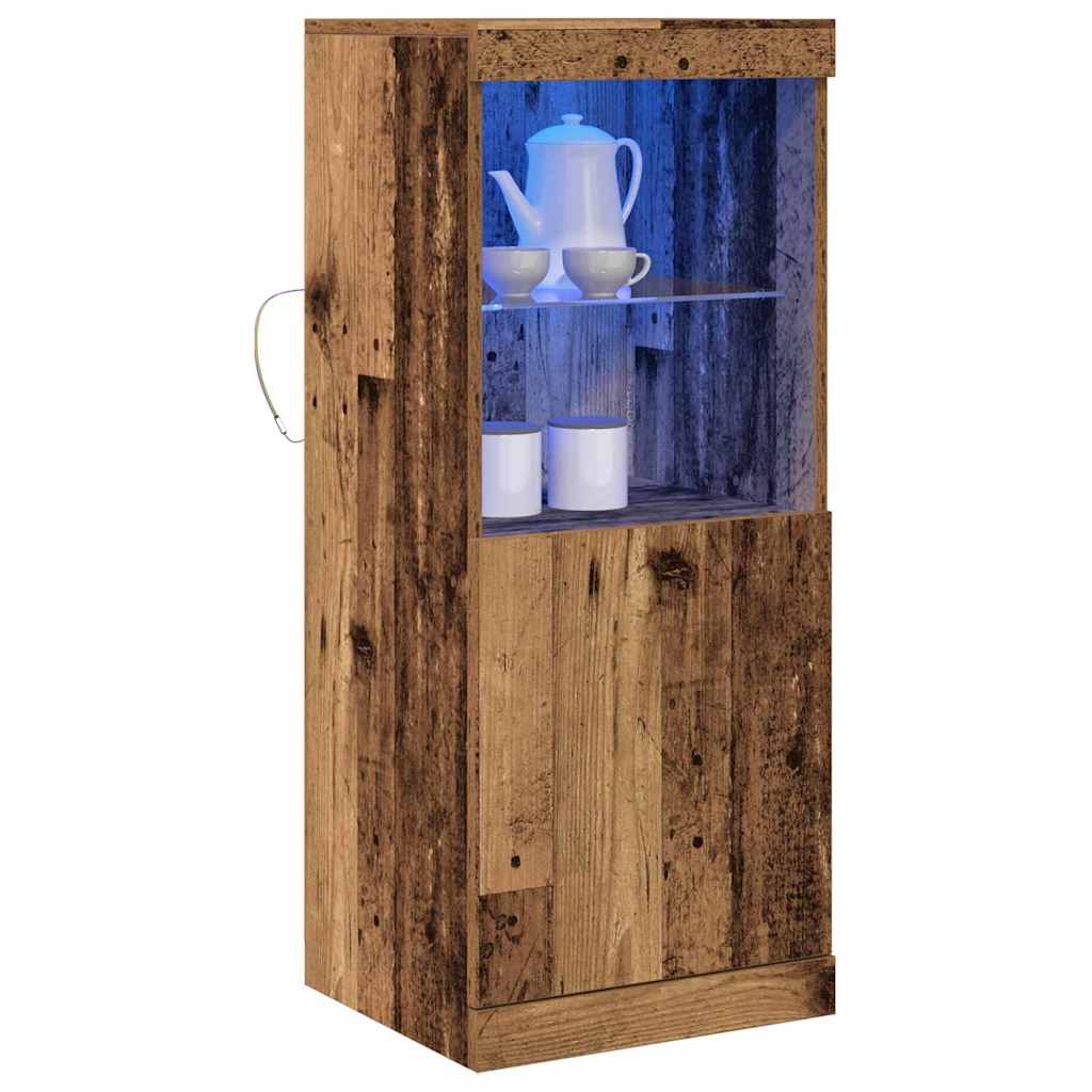 LED-Sideboard Altholz 41 x 37 x 100 cm Holzwerkstoff