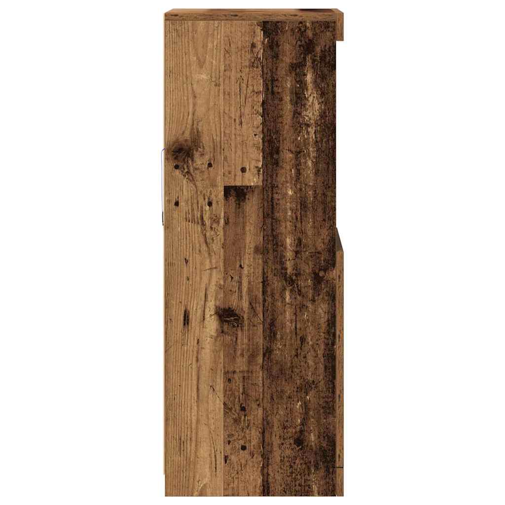 LED-Sideboard Altholz 41 x 37 x 100 cm Holzwerkstoff