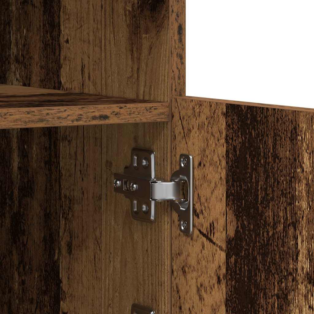 LED-Sideboard Altholz 41 x 37 x 100 cm Holzwerkstoff