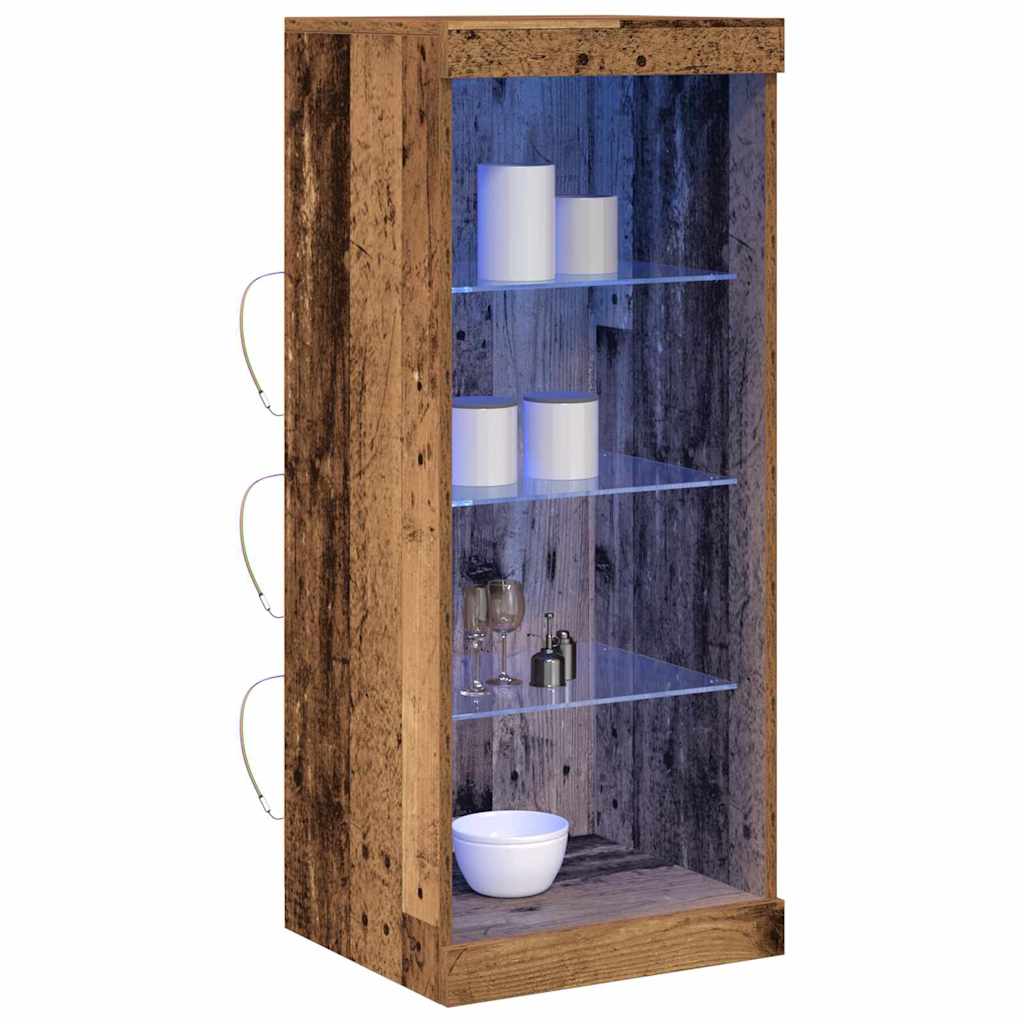 LED-Sideboard Altholz 41 x 37 x 100 cm Holzwerkstoff