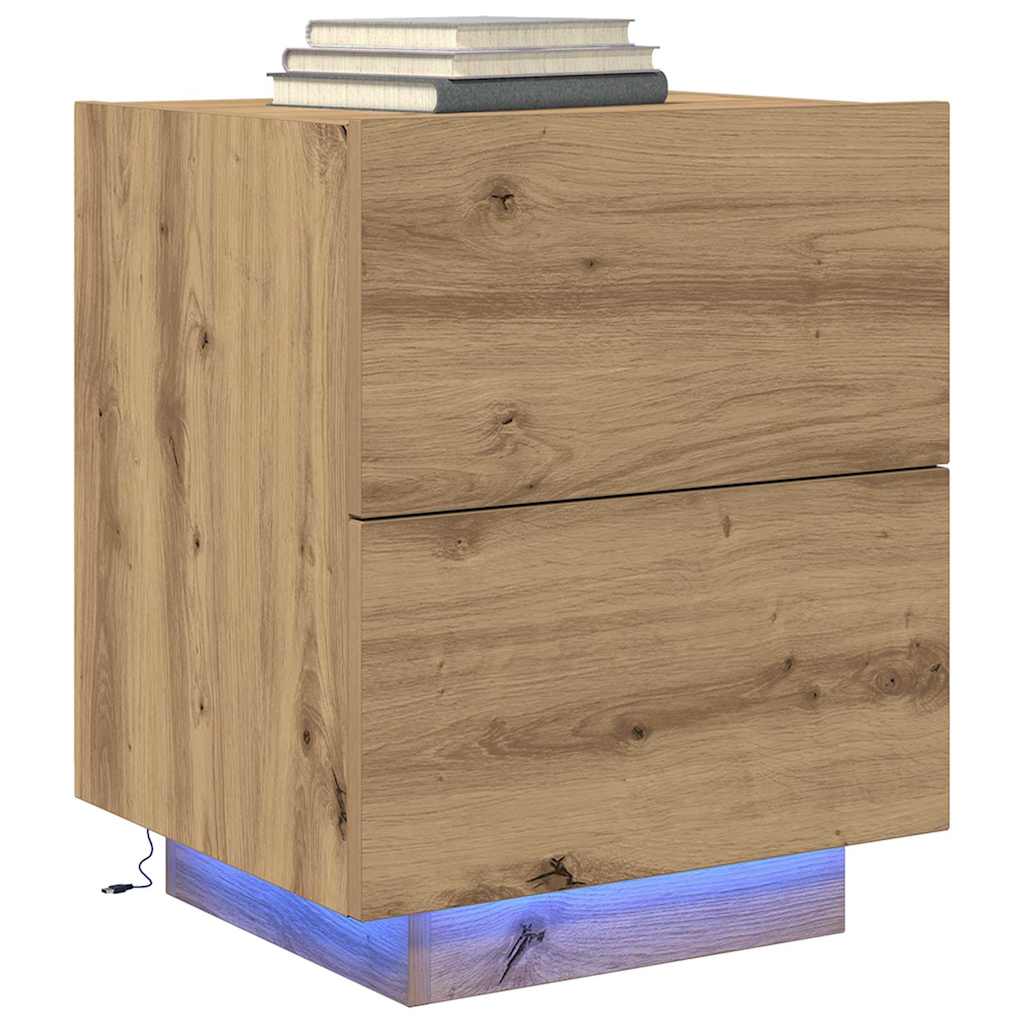 Nachttisch Artisan-Eiche 45 x 40 x 55 cm Holzwerkstoff