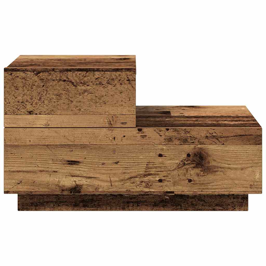 Nachttisch Altholz 70 x 36 x 40,5 cm Holzwerkstoff