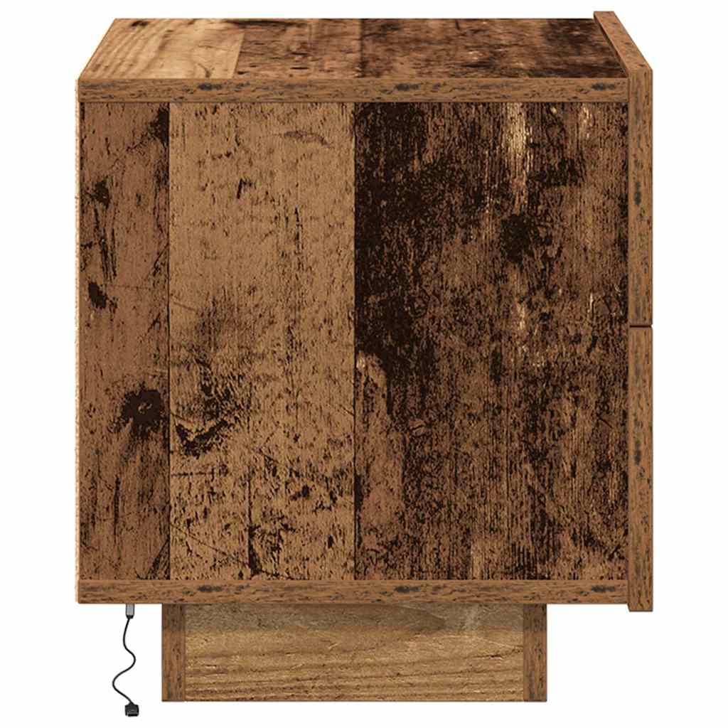 Nachttisch Altholz 70 x 36 x 40,5 cm Holzwerkstoff