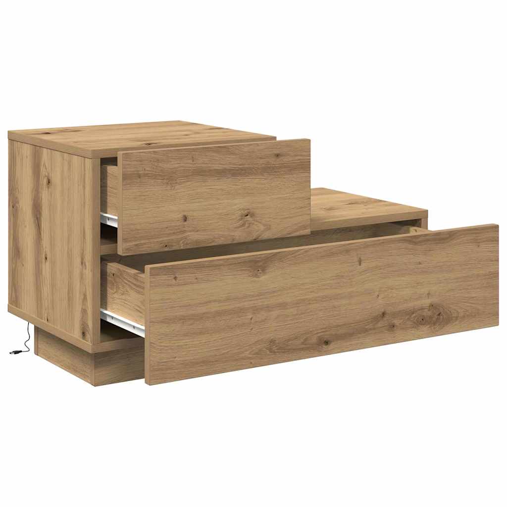 Nachttisch Artisan-Eiche 70 x 36 x 40,5 cm Holzwerkstoff