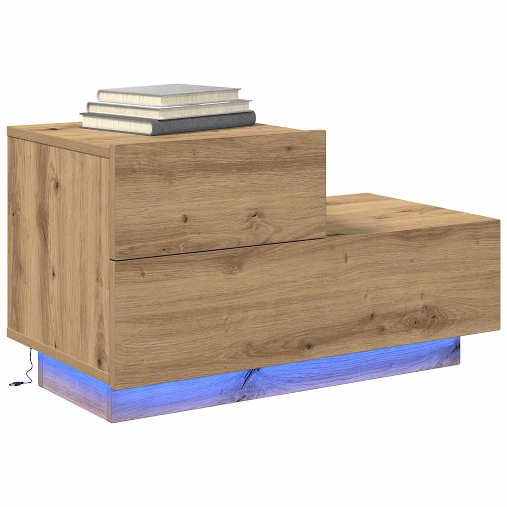 Nachttisch Artisan-Eiche 70 x 36 x 40,5 cm Holzwerkstoff