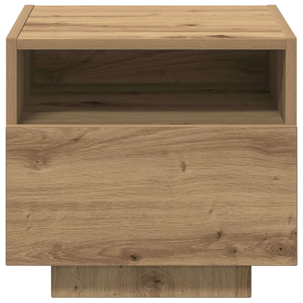 Nachttisch 2 pcs Artisan-Eiche 40 x 39 x 37 cm Holzwerkstoff