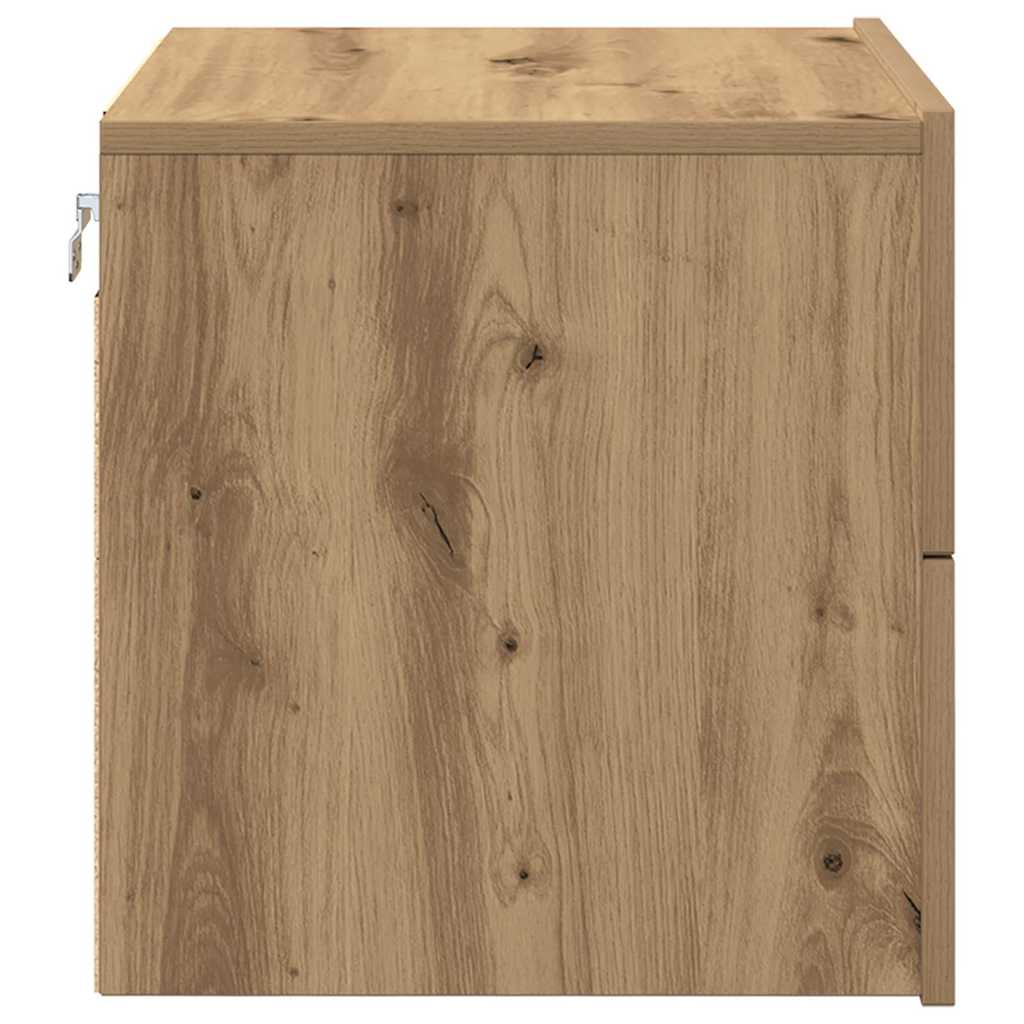 Nachttisch 2 pcs Artisan-Eiche 50 x 39 x 41 cm Holzwerkstoff