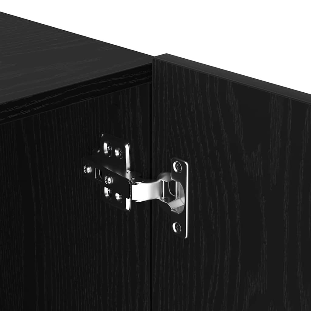 TV-Schrankset Schwarz Eichen-Optik 100 x 30 x 41 cm